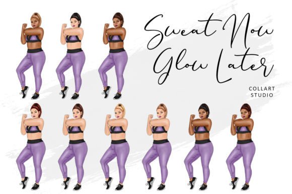 Download Fitness Clipart Set, Gym, Workout, Fit - Set Collection