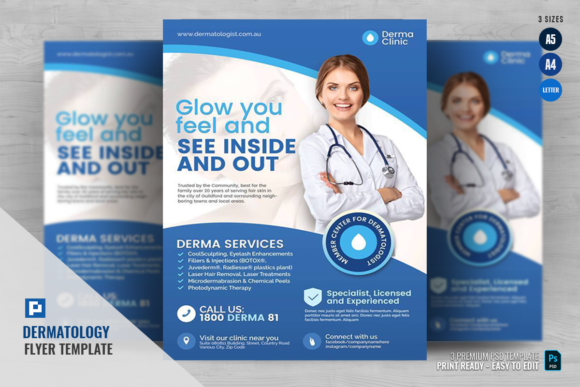 Download Dermatology Clinic Promotional Flyer - Promo Collection