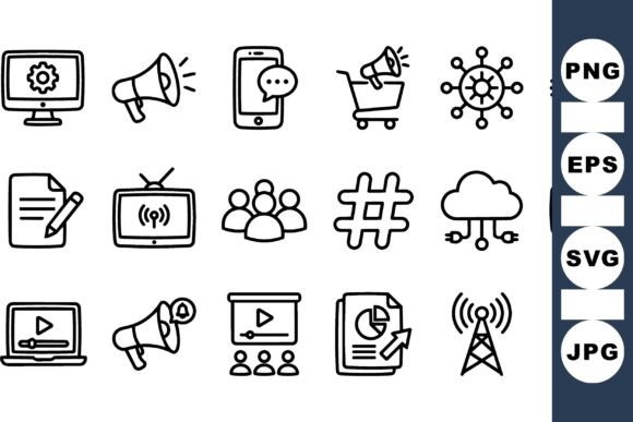 Download Minimal Technology Icon Set - Set Collection
