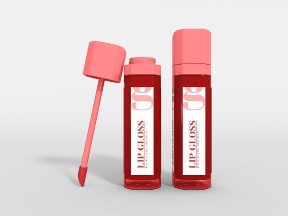 Download Exclusive Lip Gloss Branding Mockup Set - Set Collection