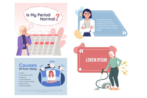 Download Female Health Templates Set - Set Collection
