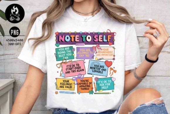 Download Note to Self PNG, Positive Mental Health - Health Collection