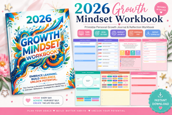 Download 2026 Growth Mindset Workbook - Set Collection