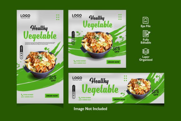 Download Vegetable Social Media Set Promotion - Set Collection