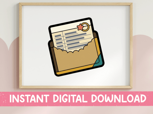 Download Letter in Envelope Sticker Design - Premium Bundle
