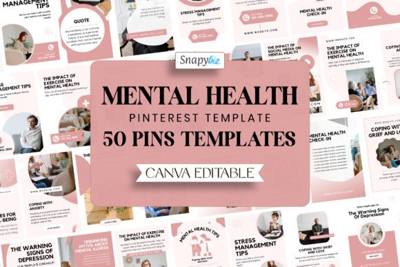 Download Mental Health Pinterest Templates - Health Collection