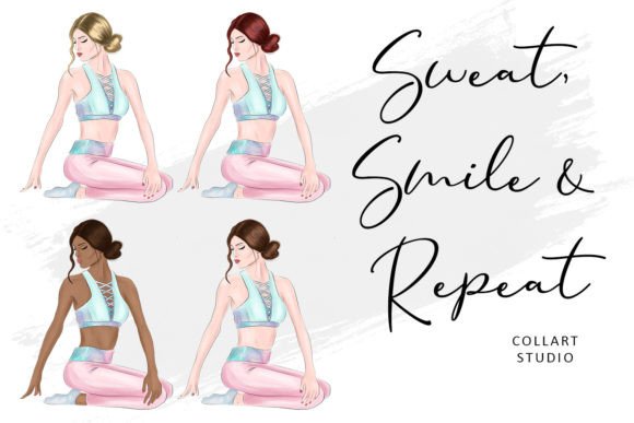 Download Fitness Clipart Set, Gym, Workout, Fit - Set Collection