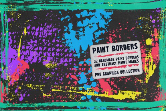 Download Paint Borders and More Graphics Set - Set Collection