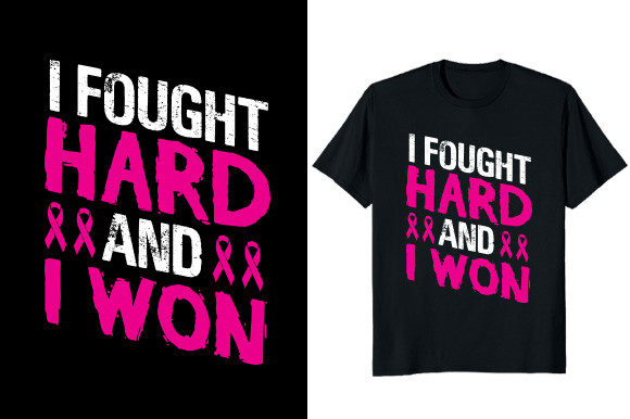 Download I Won Breast Cancer T-shirt Design - Premium Resources