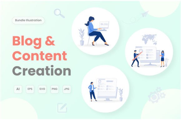 Download Blog and Content Creation Set Bundle - Set Collection