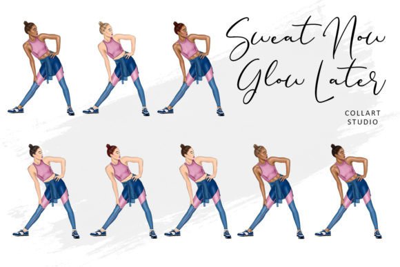 Download Fitness Clipart Set, Gym, Workout, Fit - Set Collection