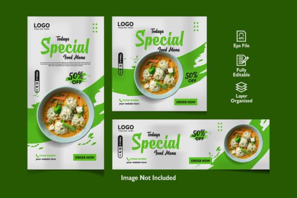 Download Special Food Social Media Set Promotion - Set Collection