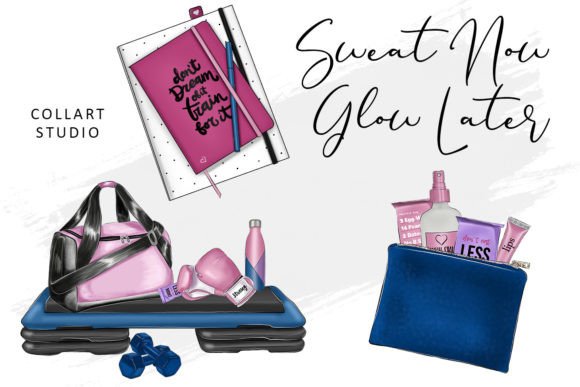 Download Fitness Clipart Set, Gym, Workout, Fit - Set Collection
